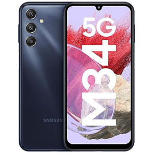 Samsung Galaxy M34 5G (Waterfall Blue,8GB,128GB)|120Hz sAMOLED Display|50MP Triple No Shake Cam|6000 mAh Battery|4 Gen OS Upgrade & 5 Year Security Update|16GB RAM with RAM+|Android 13